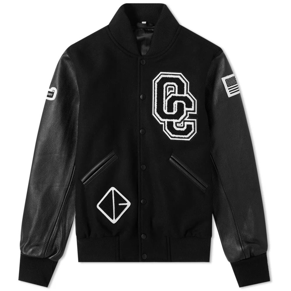 Opening Ceremony Black Varsity Jacket Unisex S - Picture 15 of 15